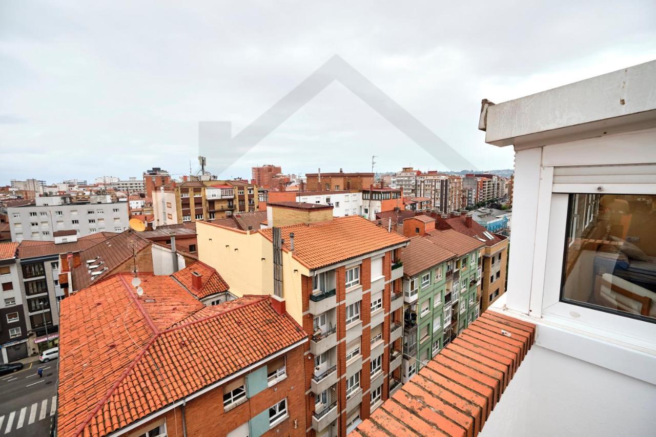 Espectacular Atico A Un Paso Del Centro De Gijon Bed and Breakfast Eksteriør billede