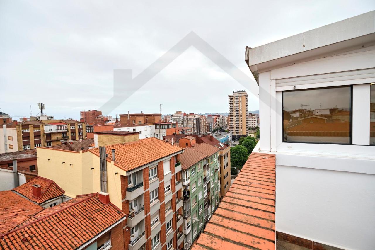 Espectacular Atico A Un Paso Del Centro De Gijon Bed and Breakfast Eksteriør billede